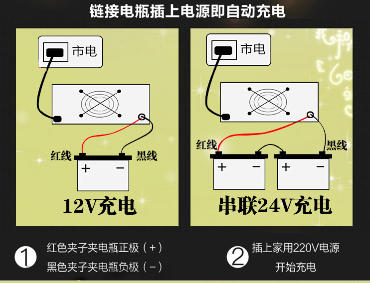 充电接线